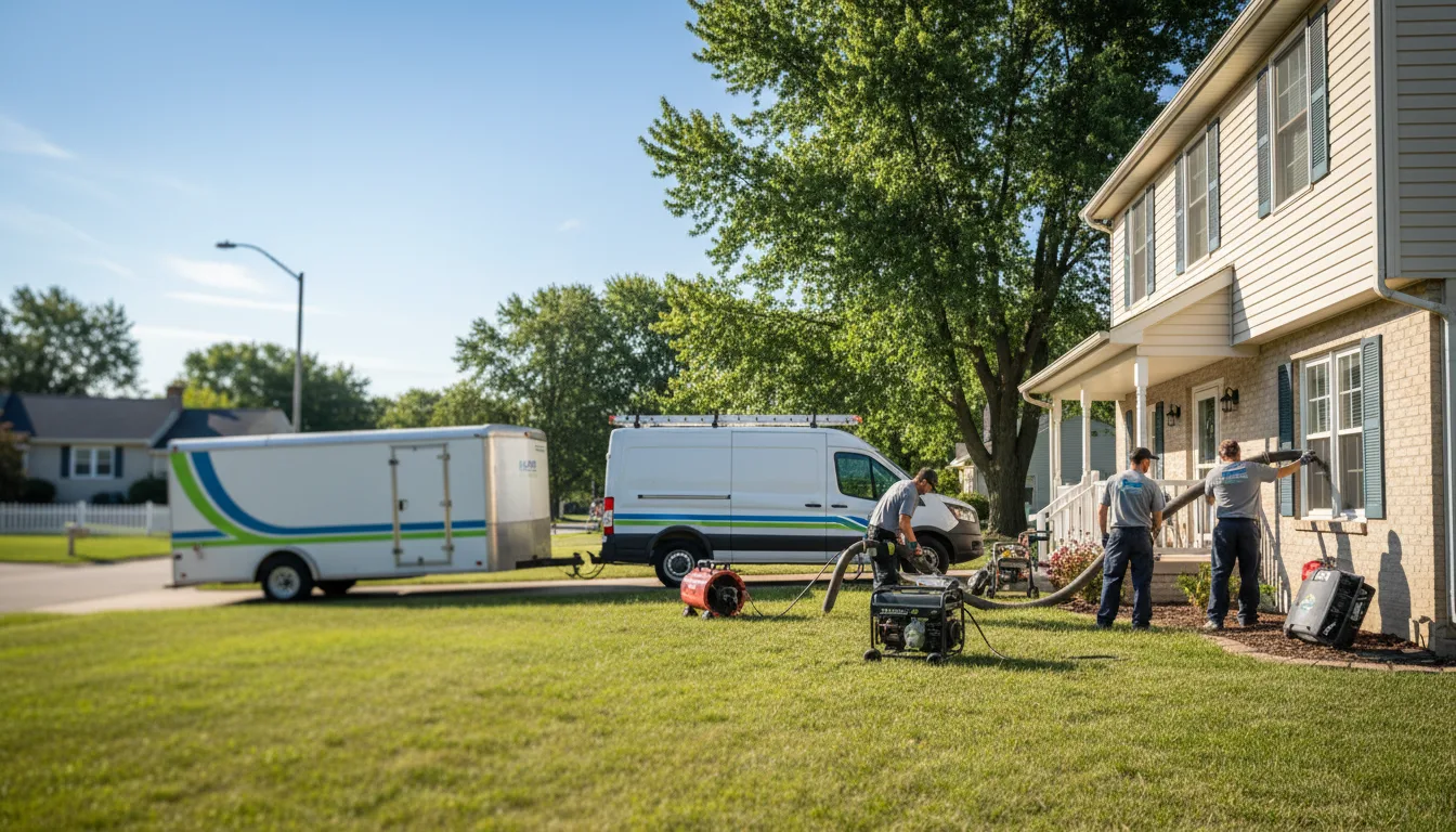 Flooded Basement Restoration And Cleanup With Repair in Copeland, KS near me